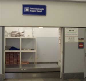 Left baggage facilities